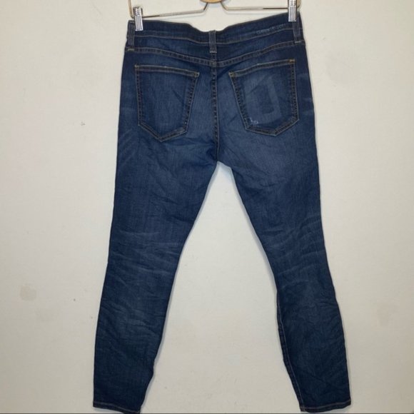 Current/Elliott The Stiletto Mid Rise Cropped Fitted leg Skinny Jeans Size 27 - Picture 6 of 12